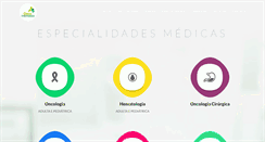 Desktop Screenshot of oncohematos.com.br