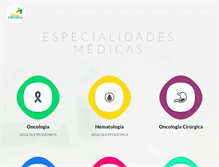 Tablet Screenshot of oncohematos.com.br